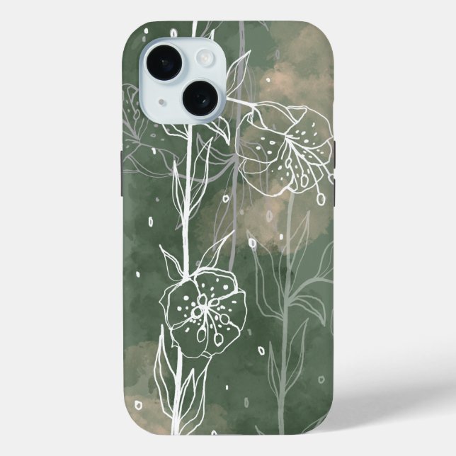 Coques Case-Mate iPhone Le Jardin Silencieux : Lys (Verso)