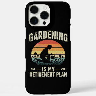 Coque iPhone 16 Pro Max Le jardinage est mon plan de retraite Vintage