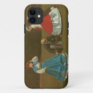 Coque Case-Mate Pour iPhone Le jeu de croquet, 1866 (huile sur la toile)