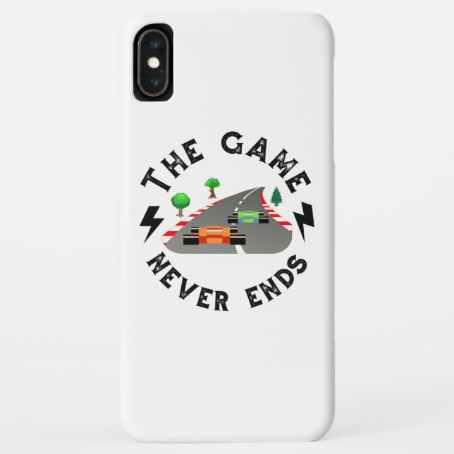 Coques Case-Mate iPhone Le jeu ne se termine jamais (Dos)