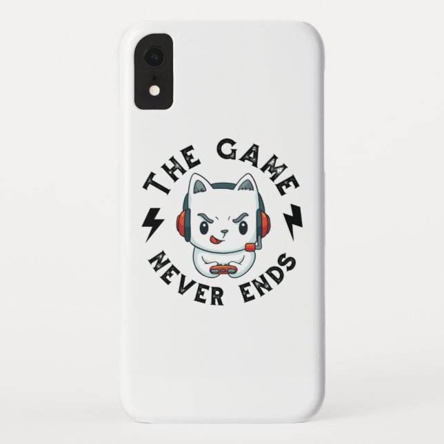 Coques Case-Mate iPhone Le jeu n'est jamais fini (Dos)