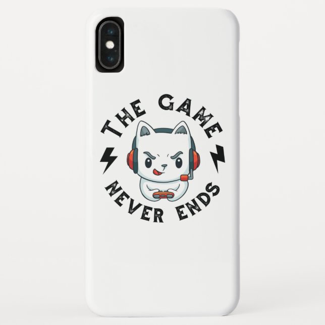 Coques Case-Mate iPhone Le jeu n'est jamais fini (Dos)