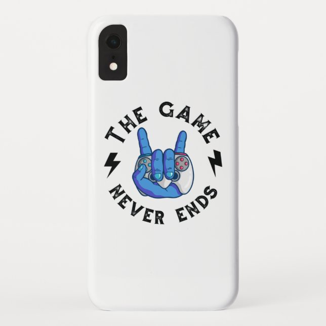 Coques Case-Mate iPhone Le jeu n'est jamais fini (Dos)