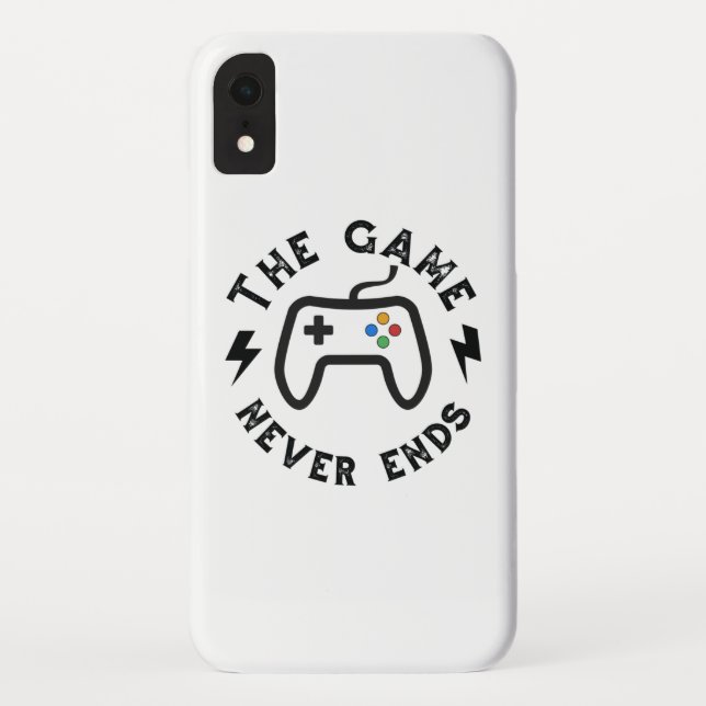 Coques Case-Mate iPhone Le jeu n'est jamais fini (Dos)