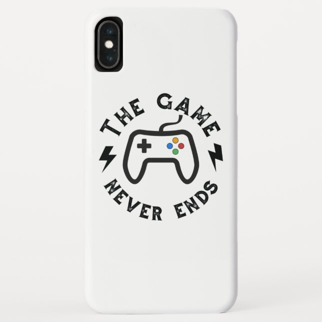 Coques Case-Mate iPhone Le jeu n'est jamais fini (Dos)
