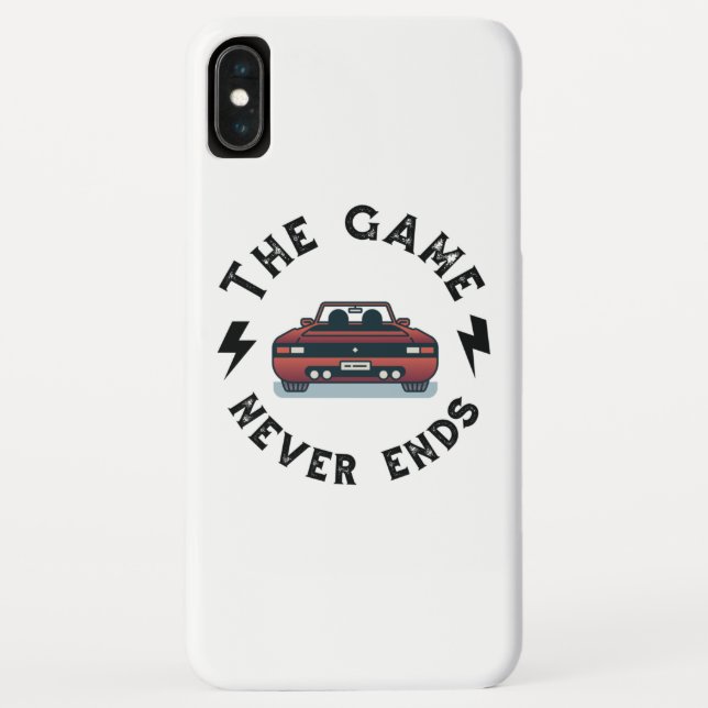Coques Case-Mate iPhone Le jeu n'est jamais fini (Dos)
