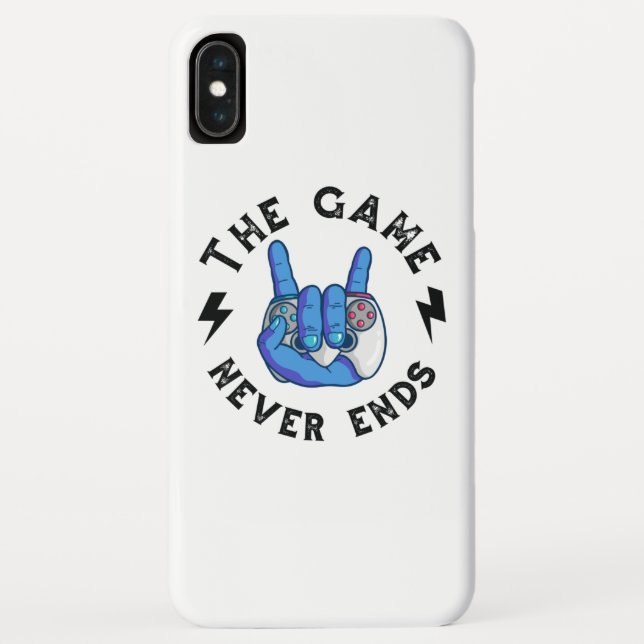 Coques Case-Mate iPhone Le jeu n'est jamais terminé (Dos)