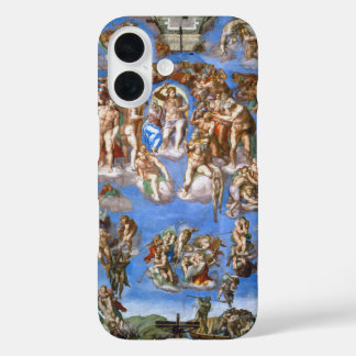 Coque Pour iPhone 16 Le Jugement dernier de Michel-Ange