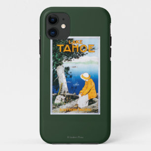 Coque Case-Mate iPhone Le lac Tahoe PosterLake promotionnel Tahoe, CA
