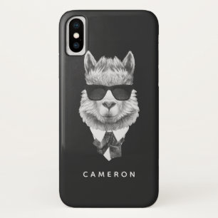 Case-Mate iPhone Case Le lama chic   ajoutent votre nom