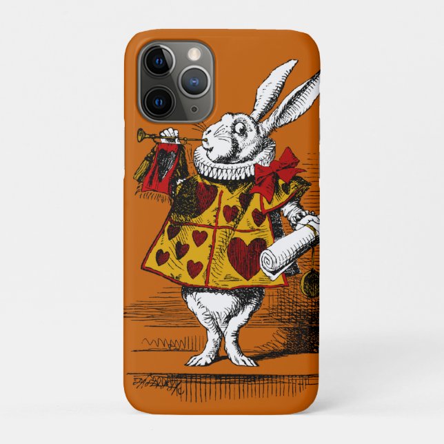 Coques Case-Mate iPhone Le lapin blanc (Dos)
