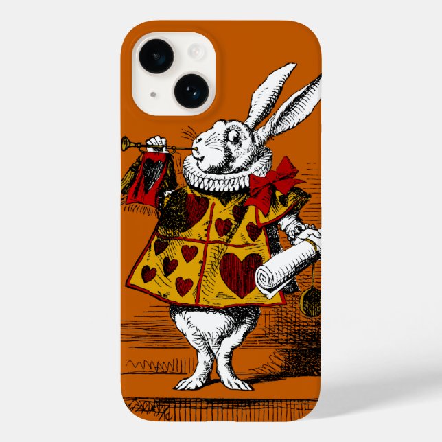 Coques Case-Mate iPhone Le lapin blanc à peine Coque-coque iphone (Verso)