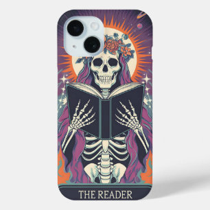 Coque Case-Mate iPhone Le lecteur : Le tarot mystique du squelette