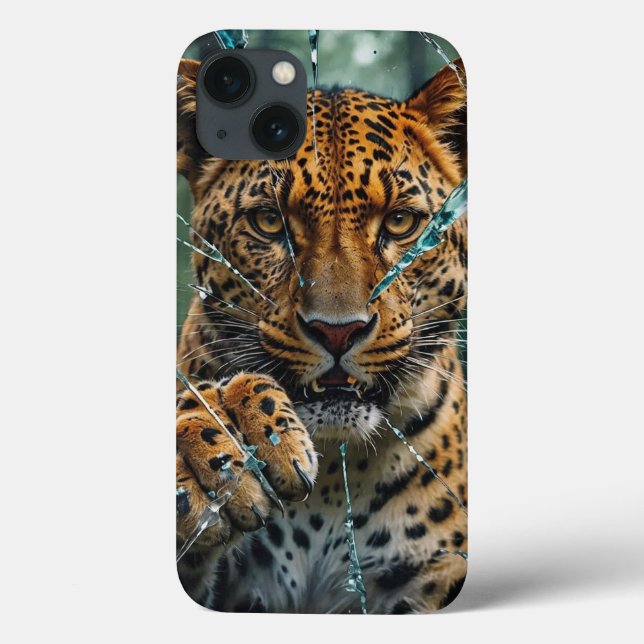 Coques Case-Mate iPhone Le léopard se brise (Verso)