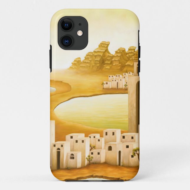 Coques Case-Mate iPhone "Le lieu" - Moyen-Orient / Orient Desert Peinture (Dos)