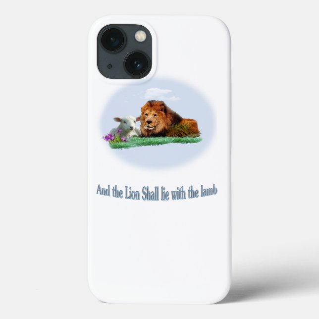 Coques Case-Mate iPhone Le lion et l'agneau (Verso)