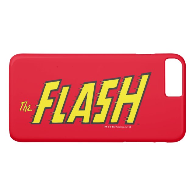 Coques Case-Mate iPhone Le logo Flash Jaune (Dos (Horizontal))