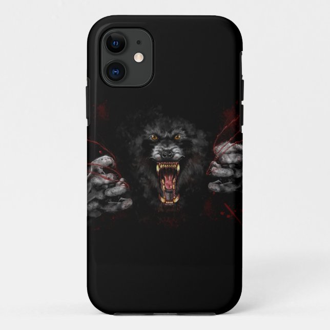 Coques Case-Mate iPhone Le loup-garou qui déchire votre coeur (Dos)