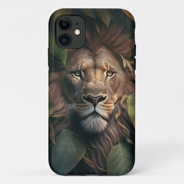 Coques Case-Mate iPhone Le majestueux rugissement du roi de la Jungle (Dos)
