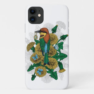 Case-Mate iPhone Case Le mangeur d'abeilles avec le pendentif d'or