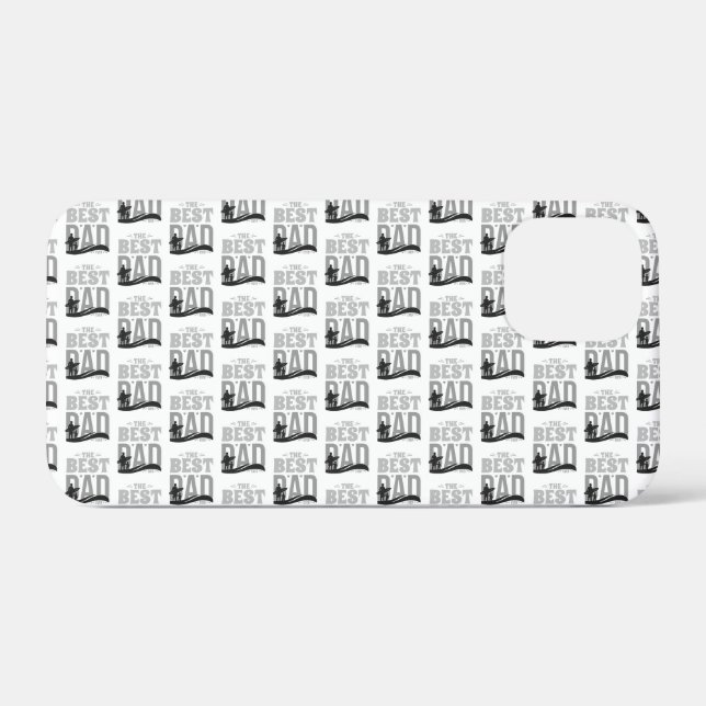 Coques Case-Mate iPhone Le Meilleur Papa du Monde (Verso (horizontal))