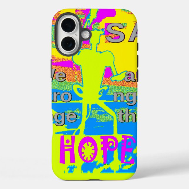 Coques Case-Mate iPhone Le meilleur USA Hope Hillary forte ensemble (Verso)