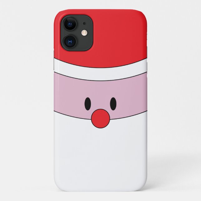 Coques Case-Mate iPhone Le mignon Père Noël (Dos)