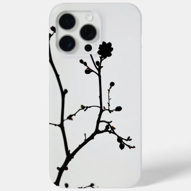 Coques Case-Mate iPhone Le minimalisme de la nature Une branche d'arbres s (Verso)