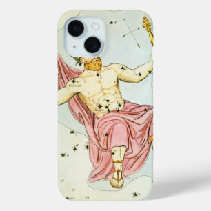 Coque Case-Mate iPhone Le miroir d'Urania, carte céleste d'astronomie vin