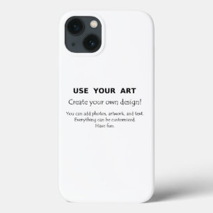 iPhone 13 Case Le modèle facile font votre propre cas rocailleux