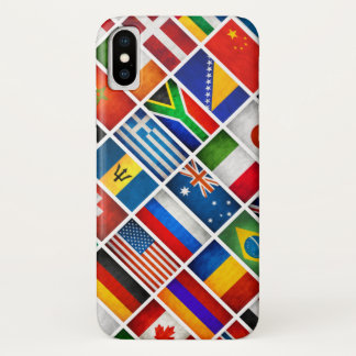 Etui iPhone Case-Mate Le monde marque la caisse d'Iphone X