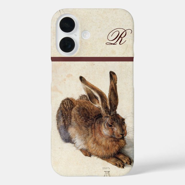Coques Case-Mate iPhone LE MONogramme DU RABBIT ( Jeune Lièvre ) (Verso)