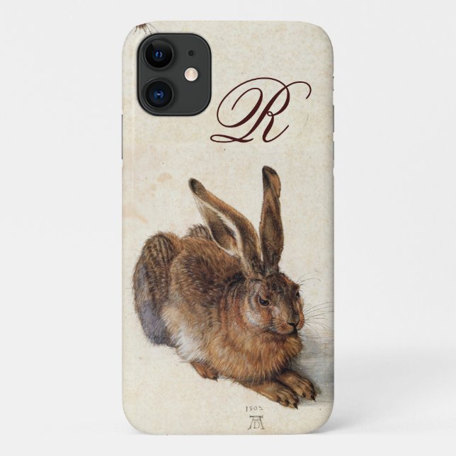 Coques Case-Mate iPhone LE MONogramme DU RABBIT ( Jeune Lièvre ) (Dos)