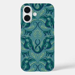 Coque Pour iPhone 16 Le Motif de Tapisserie Safari Tranquille - Le Lotu