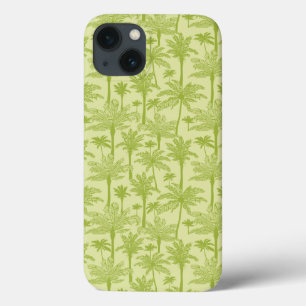 Etui iPhone 13 Le Motif des palmiers verts
