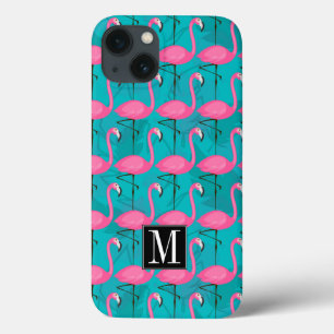 iPhone 13 Case Le motif lumineux   de Flamant rose ajoutent votre
