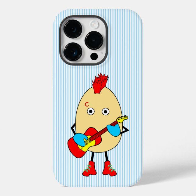 Coques Case-Mate iPhone Le musicien de rock Egghead (Verso)