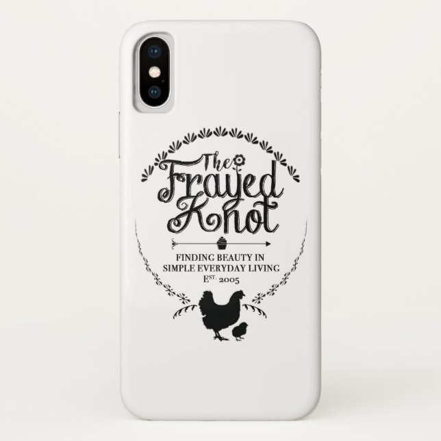 Coques Case-Mate iPhone Le noeud frangé - cas de téléphone (Dos)