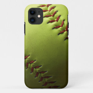 Coque Case-Mate Pour iPhone Le noir jaune du base-ball se fanent