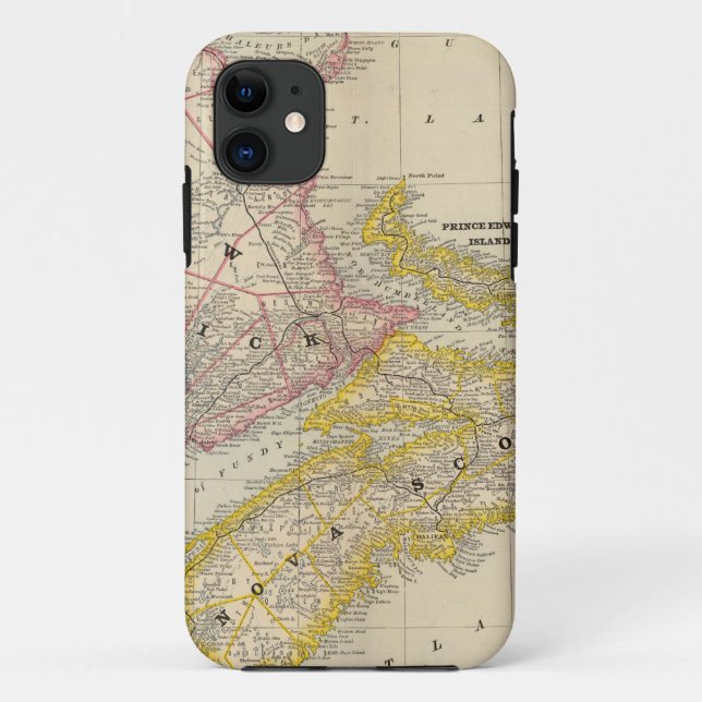Coques Case-Mate iPhone Le Nouveau Brunswick, la Nouvelle-Écosse (Dos)
