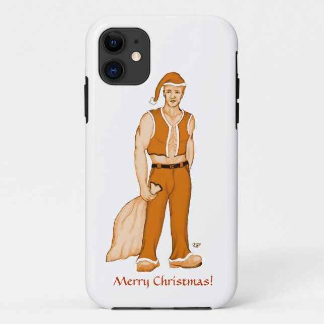 Coques Case-Mate iPhone Le nouveau Père Noël - Joyeux Noël ! (Dos)