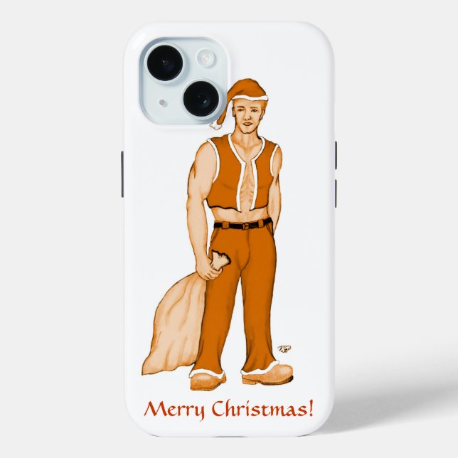 Coques Case-Mate iPhone Le nouveau Père Noël - Joyeux Noël ! (Verso)