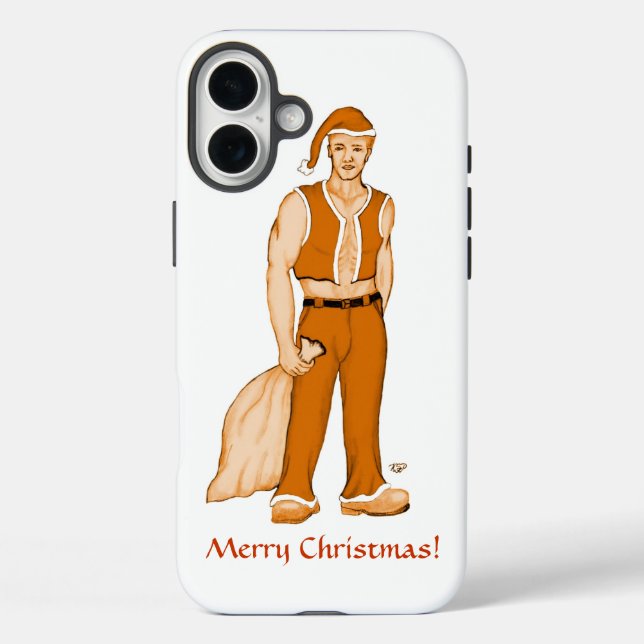 Coques Case-Mate iPhone Le nouveau Père Noël - Joyeux Noël ! (Verso)