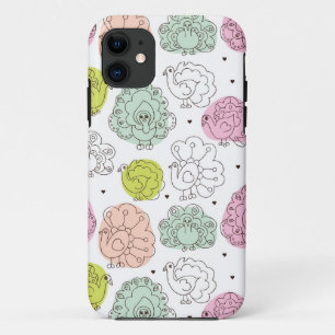 Case-Mate iPhone Case le paon badine le cru de papier peint