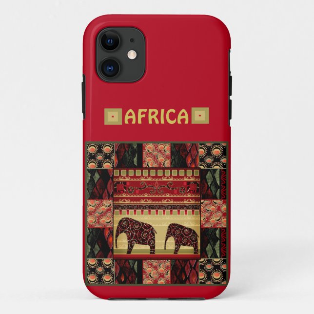 Coques Case-Mate iPhone Le patchwork africain (Dos)