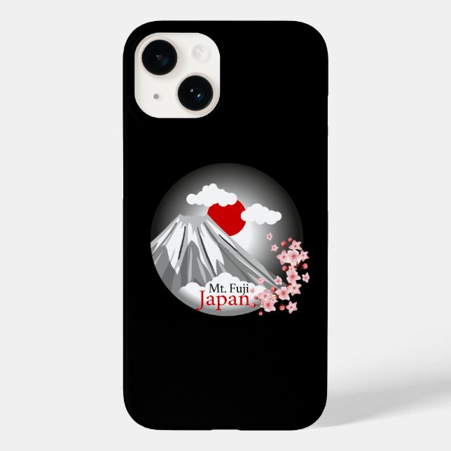 Coques Case-Mate iPhone Le paysage Abstrait du mont Fuji (Verso)