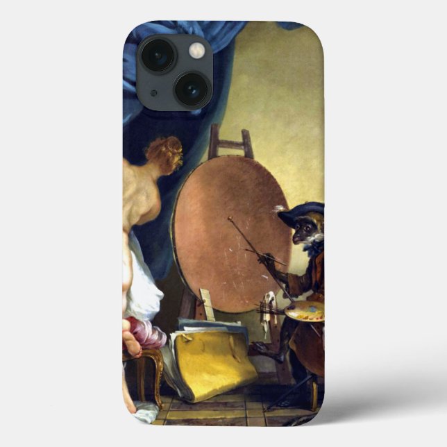 Coques Case-Mate iPhone Le peintre de singe (Verso)