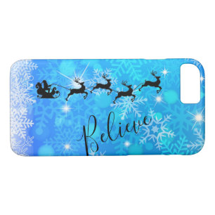 Case-Mate iPhone Case Le Père Noël et son renne volant - Croyez