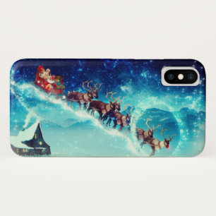 Case-Mate iPhone Case Le Père Noël vole avec un renne