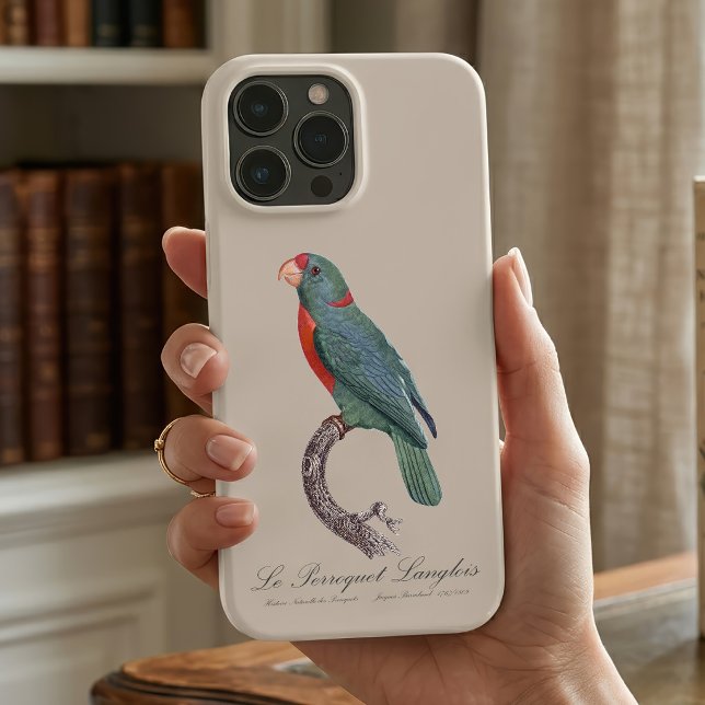 Coques Case-Mate iPhone Le Perroquet Langlois (Le Perroquet Langlois by Jacques Barraband. iPhone Case)